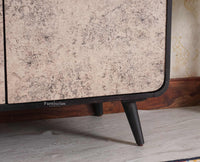 Mexico Three Door Sideboard Storage Cabinet Furniselan - Black-Finish