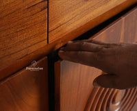 Italy Large Wooden Sideboard cabinet- 4 Doors and Drawers Furniselan