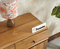 Italy Wooden Sideboard cabinet- 2 Doors and Drawers Furniselan Natural Finish