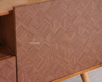 Mexico Two Door and One Drawer TV Cabinet Furniselan - Natural-Oak