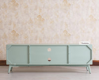 Bengaluru Solid Wood TV Cabinet Two Door Furniselan - Silt-Green