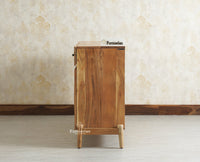Italy Wooden Sideboard cabinet- 3 Doors and Drawers Furniselan Natural Finish