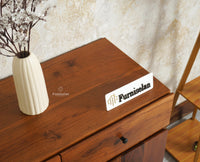 Italy Wooden Sideboard cabinet- 3 Doors and Drawers Furniselan Brown Finish