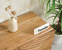 Albania Solid Wood Four Door Tv cabinet Furniselan Natural Finish