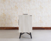 Argentina Solid Wood Three Drawer Two Door Sideboard Furniselan - Milky-White