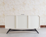 Argentina Solid Wood Three Drawer Two Door Sideboard Furniselan - Frosty White