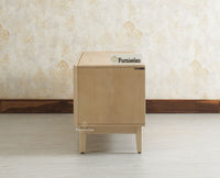 Austria Premium Edition Solid Wood Four-Door TV Cabinet Furniselan Stoneblast Oak