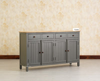 Spain Wooden Large Sideboard Cabinet slate grey 