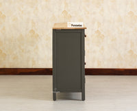 Spain Wooden Large Sideboard Cabinet slate grey 