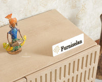 Austria Premium Edition Solid Wood Four-Door TV Cabinet Furniselan Stoneblast Oak