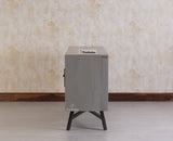 Argentina Solid Wood Three Drawer Two Door Sideboard - Bedside Table - Furniselan Cool-Grey