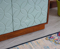 Worli Two Door Multipurpose Wooden Sideboard Cabinet Furniselan-Silt Green