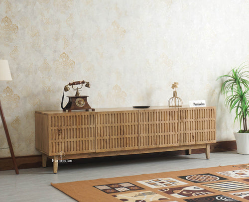Austria Premium Edition Solid Wood Four-Door TV Cabinet