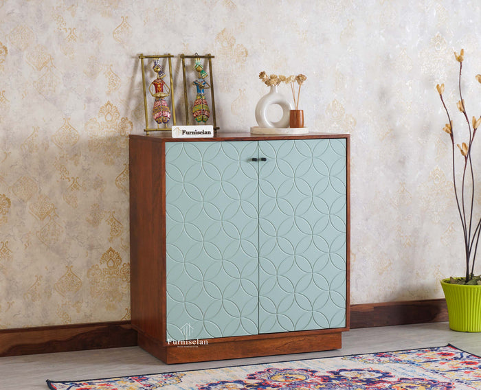 Worli Two Door Multipurpose Wooden Sideboard Cabinet Furniselan