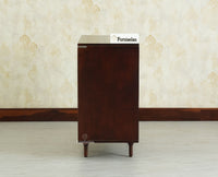 Horniman Circle Solid Wood Two Door Sideboard Cabinet Furniselan-Grey Finish