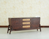 NewYork Wooden Rattan Cane Two Door Sideboard With Three Drawers - Grey Finish
