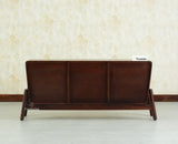 NewYork Wooden Rattan Cane Two Door Sideboard With Three Drawers - Grey Finish

