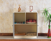 Altamount Two Door Multipurpose Wooden Sideboard Cabinet Furniselan-Cool-Grey