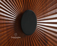 Greece Premium Look Wooden Sideboard Cabinet 2 Doors Furniselan Brown Finish