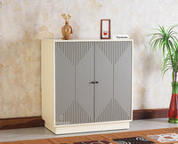 Altamount Two Door Multipurpose Wooden Sideboard Cabinet Furniselan-Cool-Grey