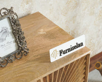 Greece Premium Look Wooden Sideboard Cabinet 3 Doors Furniselan Natural Finish