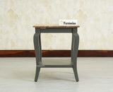 Alexandria Solid Wood End Table - Furniselan Slate Grey