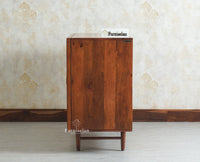 The Regal Solid Wood Rattan Sideboard Cabinet Two Doors Furniselan