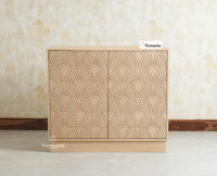 Mayur Wooden Sideboard Cabinet-Two Door Furniselan Stoneblast Oak