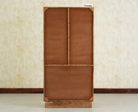 Edinburgh Wooden Two Door Wardrobe Almirah Cabinet Natural Oak Finish