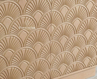 Mayur Wooden Sideboard Cabinet-Two Door Furniselan Stoneblast Oak