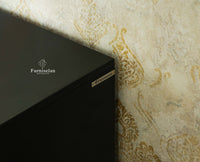 Mayur Wooden Large Sideboard Cabinet-Four Door Furniselan Natural Finish