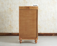 Wilson Solid Wood Five Drawer Chester Furniselan Natural Finish