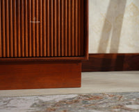 Edinburgh Wooden Two Door Wardrobe Almirah Cabinet - Brown Finish