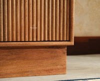 Edinburgh Wooden Two Door Wardrobe Almirah Cabinet Natural Oak Finish
