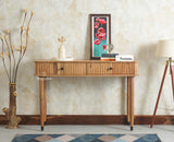 Eiffel Wooden Two Drawer Console Table