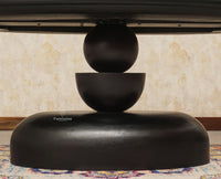 Telford Wooden Oval Dining Table Six Seater Furniselan Black Finish