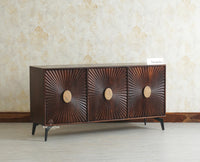 Greece Premium Look Wooden Sideboard Cabinet 3 Doors Furniselan
