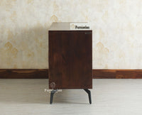 Greece Premium Look Wooden Sideboard Cabinet 3 Doors Furniselan