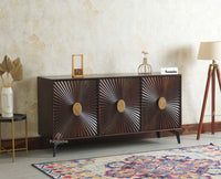Greece Premium Look Wooden Sideboard Cabinet 3 Doors Furniselan