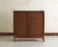 Bressels Solid Wood Chest of Drawer Storage Furniselan Brown Finish