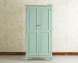 Mumbai Wooden Large Bar Cabinet with Glass Holder Storage Furniselan Silt Green