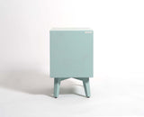 Bhopal Solid Wood BedsIde Table Furniselan  silt-green