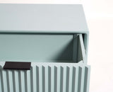 Bhopal Solid Wood BedsIde Table Furniselan  silt-green