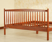 Tuscany Heritage Wooden Bed King Size Brown Finish