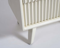 Bhopal Solid Wood Bedside Table Furniselan  Frosty-White