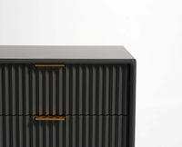 Bhopal Solid Wood BedsIde Table Furniselan slate-grey