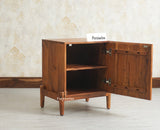 Italy Wooden One Door Nightstand Bedside Table Furniselan