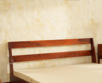 Seoul Sheesham Sofa Cum Bed Maple Finish