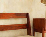 Seoul Sheesham Sofa Cum Bed Maple Finish