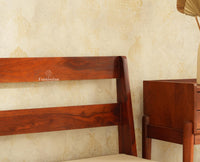 Seoul Sheesham Sofa Cum Bed Maple Finish
